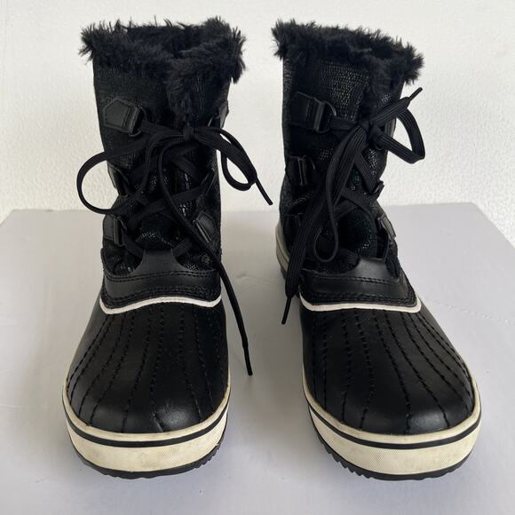 Sorel boots Tivoli III Women’s Size 9 Black Leather Waterproof winter warm - Picture 13 of 16